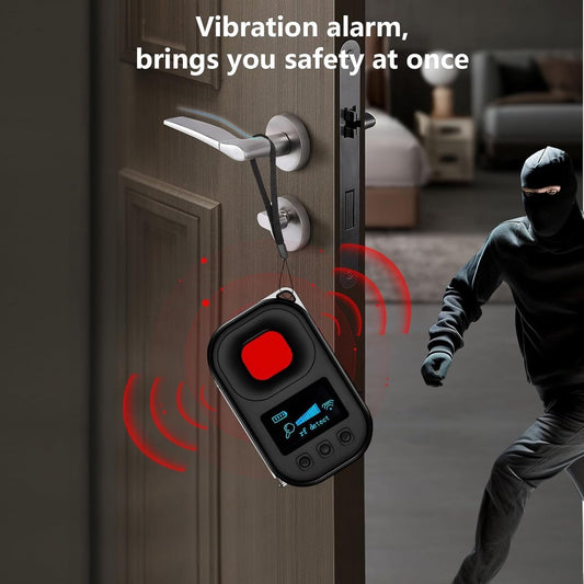 Camera detector - spy camera - hidden camera detector - listening device detector - insect and GPS tracker detector - 4 modes - rechargeable - camera detector for travel, car, office, bathroom