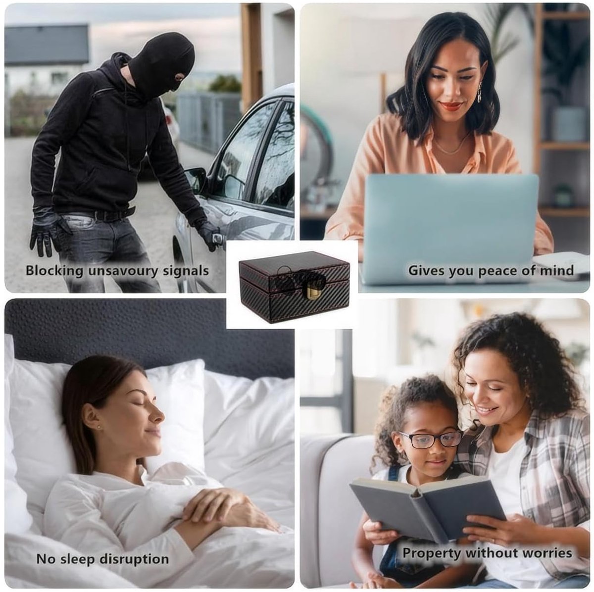 11.5*9*6.2cm - Faraday Box - RFID Anti-Theft Box - signal shielding box - for car keys - signal blocking - signal blocking for car keys - car key safe - anti-theft - anti-tracking - key case - for car security