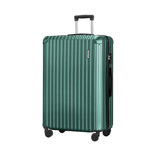 Wanderlite 28'' Luggage Travel Suitcase Set TSA Carry On Hard Case Green