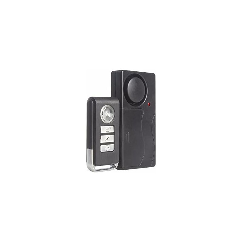 Wireless Vibration Alarm, Anti-Theft Alarm For Bicycle/Motorcycle/Car/Vehicles/Door/Window, 110Db Sound (Remote Control
