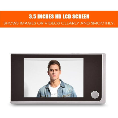 Smart Indoor/Outdoor Peephole Camera Smart Doorbell Security Camera 120 Degree Wide View Digital Door Viewer And