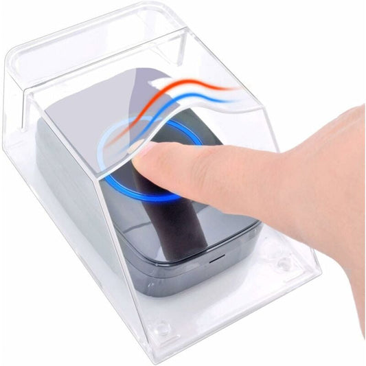 Transparent Protective Cover For Outdoor Doorbell, Waterproof, Wireless, Wall Mount - 11 X 6 X 5 Cm