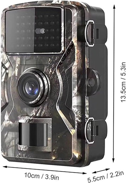 Rechargeable wildlife camera with night vision - 10 x 13.2 cm - IP66 waterproof - 1.3 m range - 1080p - 32 GB SD card included - For wildlife monitoring - For outdoor use