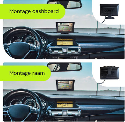 Procar® ARC1 HD Parking Backup Camera + 4.3-inch TFT LCD Monitor - Black