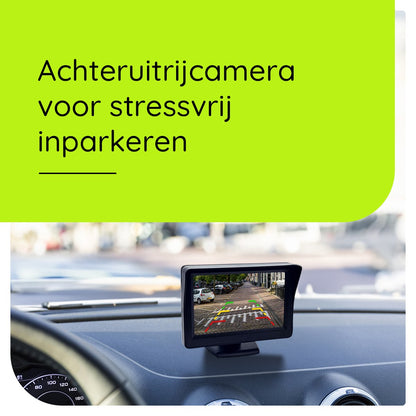 Procar® ARC1 HD Parking Backup Camera + 4.3-inch TFT LCD Monitor - Black