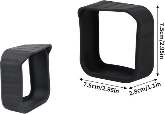 Protective Camera Covers - Pack of 2 Silicone Protectors - Flexible and Lightweight - Scratch Resistant - Made of Silicone - For Security Cameras with Flash