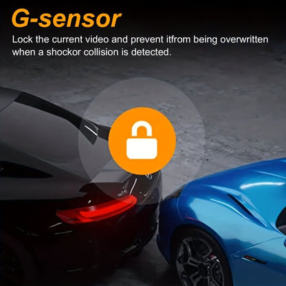 Dual Lens Car Camera Full HD 1080P with Night Vision Loop Recording and Wide Angle Lens