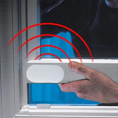 2 Pack Wireless Door and Window Alarm with Remote Control, 130 dB Alarm for Home Security, Easy Installation