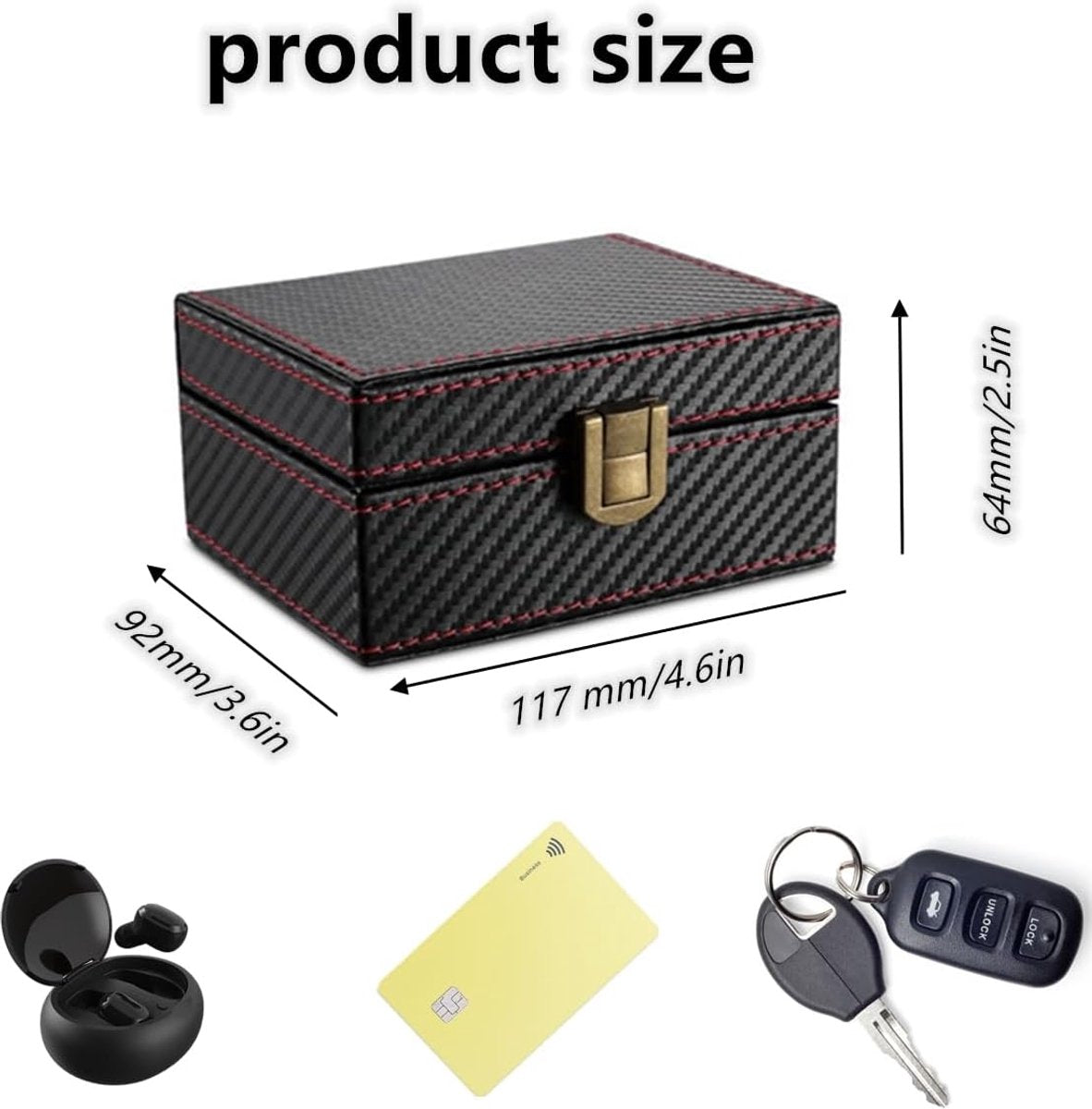 11.5*9*6.2cm - Faraday Box - RFID Anti-Theft Box - signal shielding box - for car keys - signal blocking - signal blocking for car keys - car key safe - anti-theft - anti-tracking - key case - for car security