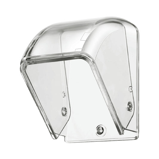 Wireless doorbell waterproof cover - transparent outdoor weatherproof cover - outdoor doorbell protective cover - suitable for wireless doorbell - doorbell with camera - 9x7x7 cm