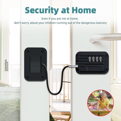 Baby Proofing, Refrigerator lock, Baby Safety Locks for Cabinets, Cabinet Locks for Babies, No Drilling Child Safety Cabinet Locks for Latching to Drawer Door Fridge Oven Toilet Seat Black
