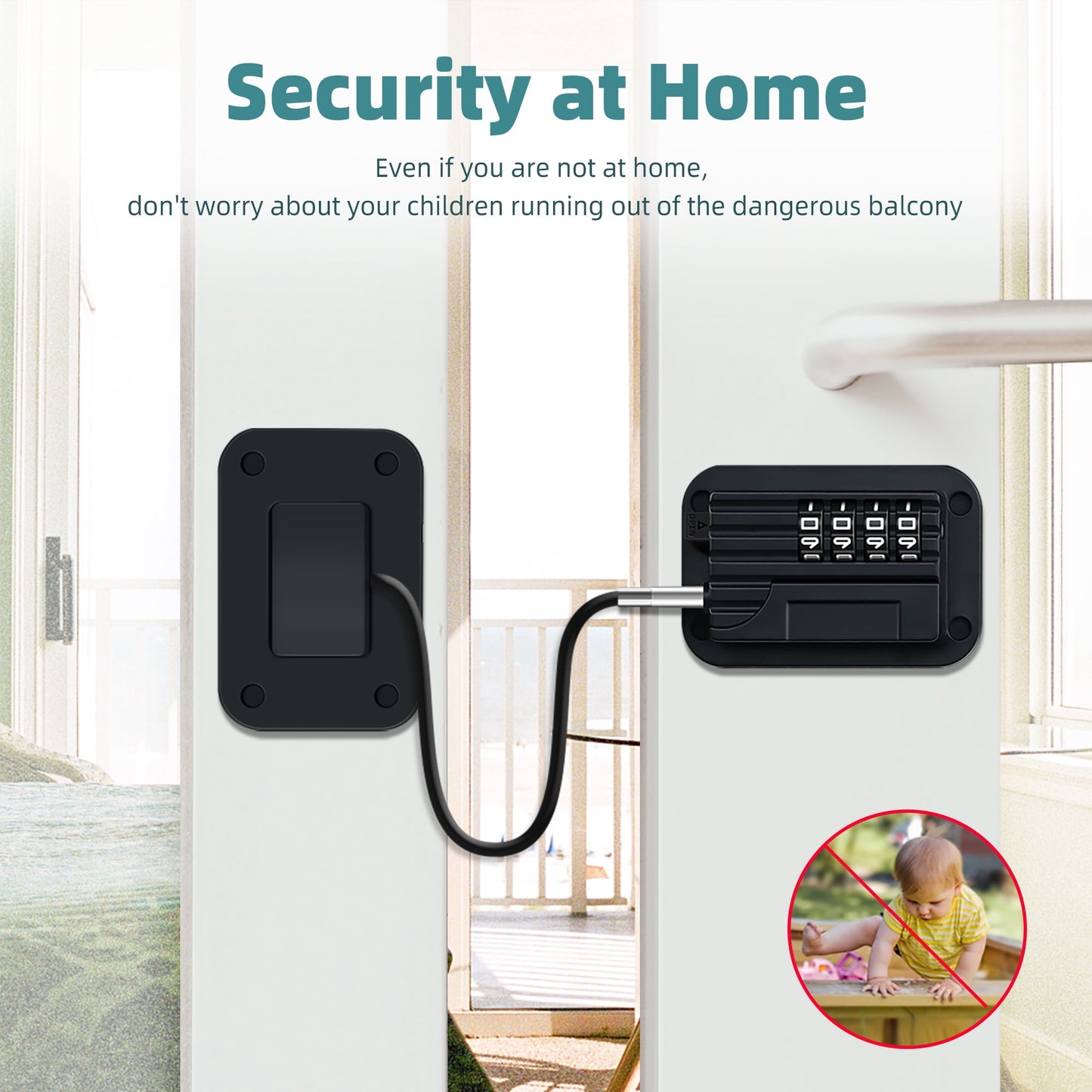 Baby Proofing, Refrigerator lock, Baby Safety Locks for Cabinets, Cabinet Locks for Babies, No Drilling Child Safety Cabinet Locks for Latching to Drawer Door Fridge Oven Toilet Seat Black