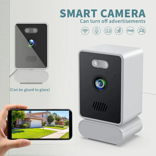 3MP dual lens security camera, suitable for home indoor and outdoor use, full-color high-definition night time, live alarm, 2-channel audio, supports 5G&2.4G WiFi, remote control through mobile app, ideal for home security and pet monitoring