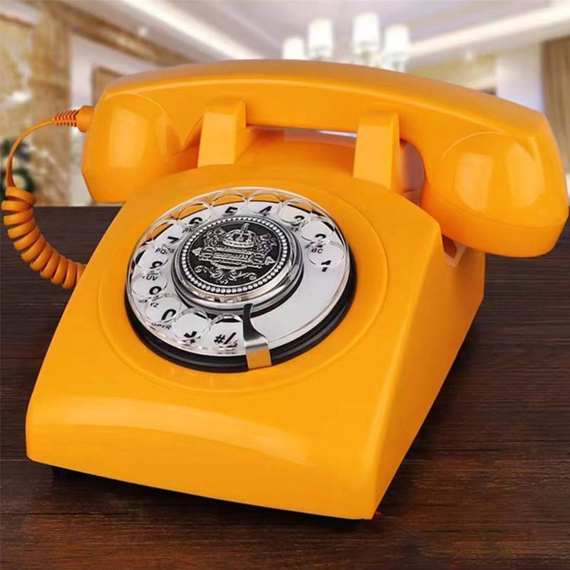Wireless Bluetooth Desk Phone Style 2-blue