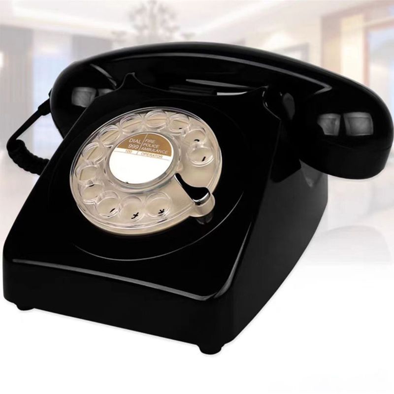 Wireless Bluetooth Desk Phone Style 2-blue