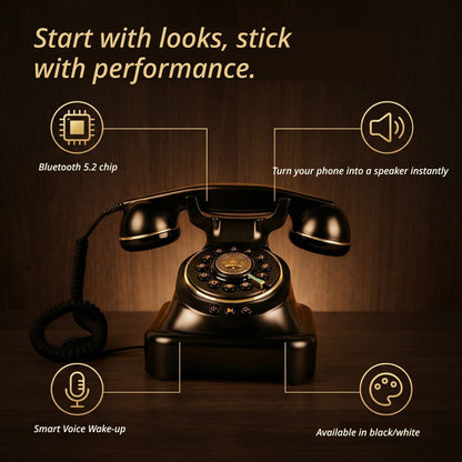 Wireless Bluetooth Landline White
