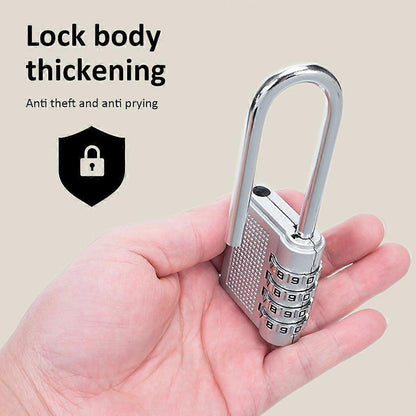 4-Digit Combination Luggage Lock - Suitcase Security Padlock