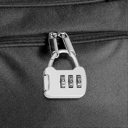 3-Digit Combo Padlock - Outdoor Travel Luggage Bag Lock for School & Fitness