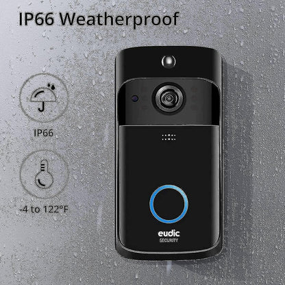 Wireless Video Doorbell Camera, HD WiFi Smart Home Security
