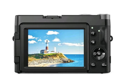 4K Digital Camera for Outdoor Photography With 32GB TF Card 180 Degree Flip Screen 16X Zoom 48MP Autofocus