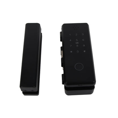 Electronic Glass Door Lock Fingerprint Keyless Entry Electronic Antitheft for Home Office