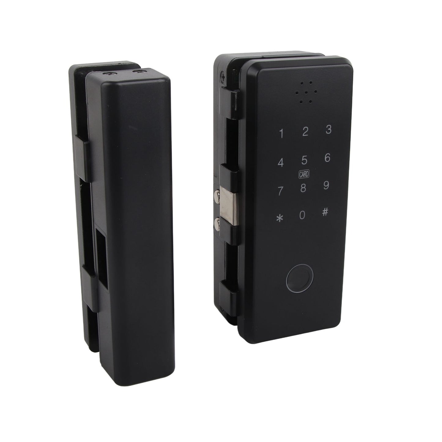 Electronic Glass Door Lock Fingerprint Keyless Entry Electronic Antitheft for Home Office