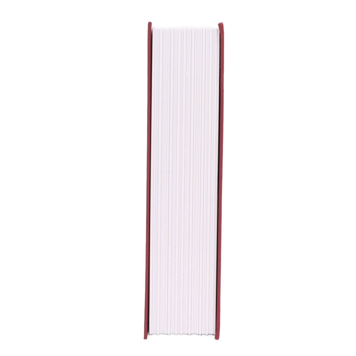 Book Safe Stainless Steel Liner Decorative ABS Material Humanized Design Protective Soft Touch Savings Bank with Key Red