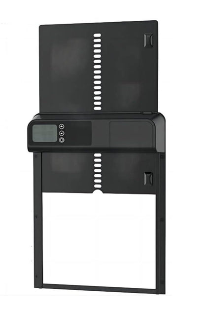 CARLA HOME Automatic Chicken Coop Door with Timer & LCD Screen, Anti-Pinch Safety, Easy Battery Operation & Weatherproof for Outdoor Coops
