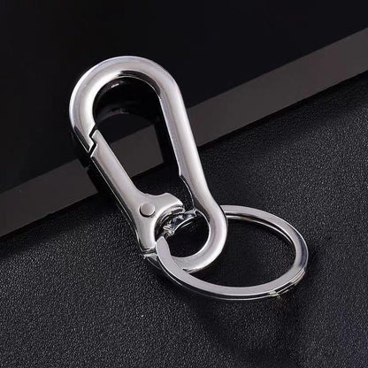 3PCS Zinc Alloy Spring Hook Keychain with Key Rings for Car Keys and Bags