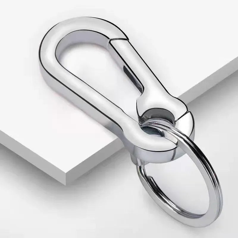 3PCS Zinc Alloy Spring Hook Keychain with Key Rings for Car Keys and Bags