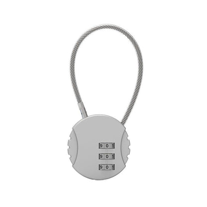 Combination Lock Padlock Locker 3 Digit Security Bike Suitcase Luggage Bag - Blue