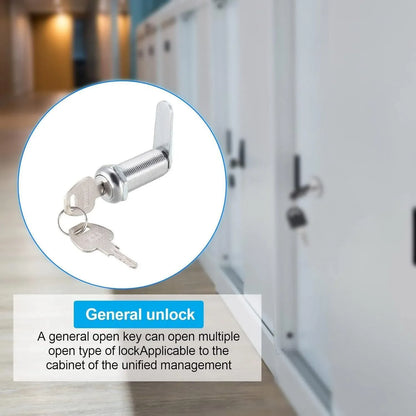 1/5/10pcs File Cabinet Drawer Milk Box Swivel Lock Small Round Security Lock - 16mm-1PC