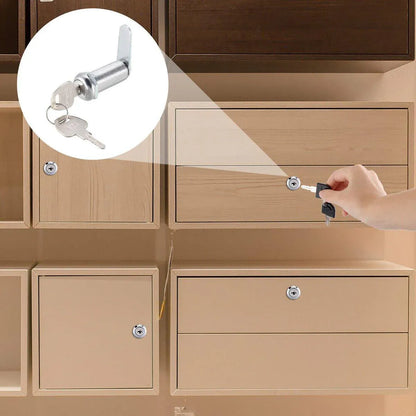 1/5/10pcs File Cabinet Drawer Milk Box Swivel Lock Small Round Security Lock - 16mm-1PC