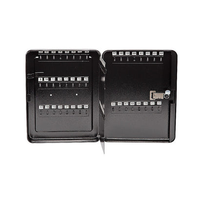 Key Cabinet Lock Box – 72 Key Capacity Wall Mount Secure Storage Organizer